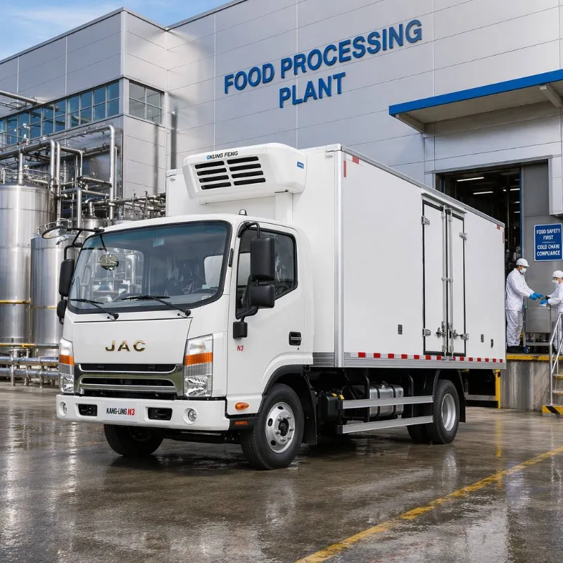 In che modo un camion refrigerato da 3 tonnellate con unità di trasporto refrigerato può migliorare l'efficienza logistica?