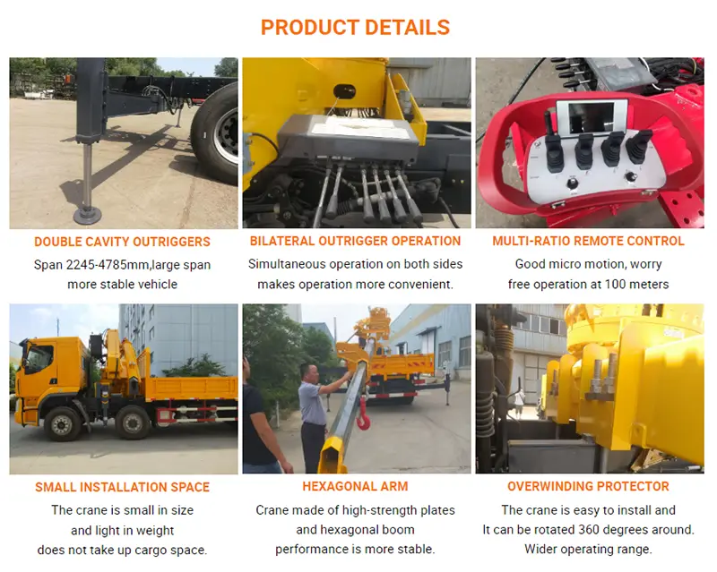 8-Ton Knuckle Boom Crane Body