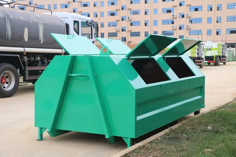 Hook-arm Type Garbage Bin